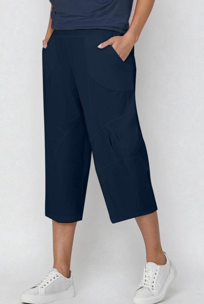 PAULA RYAN Osaka Pant - Microjersey Shadow Blue - Paula Ryan