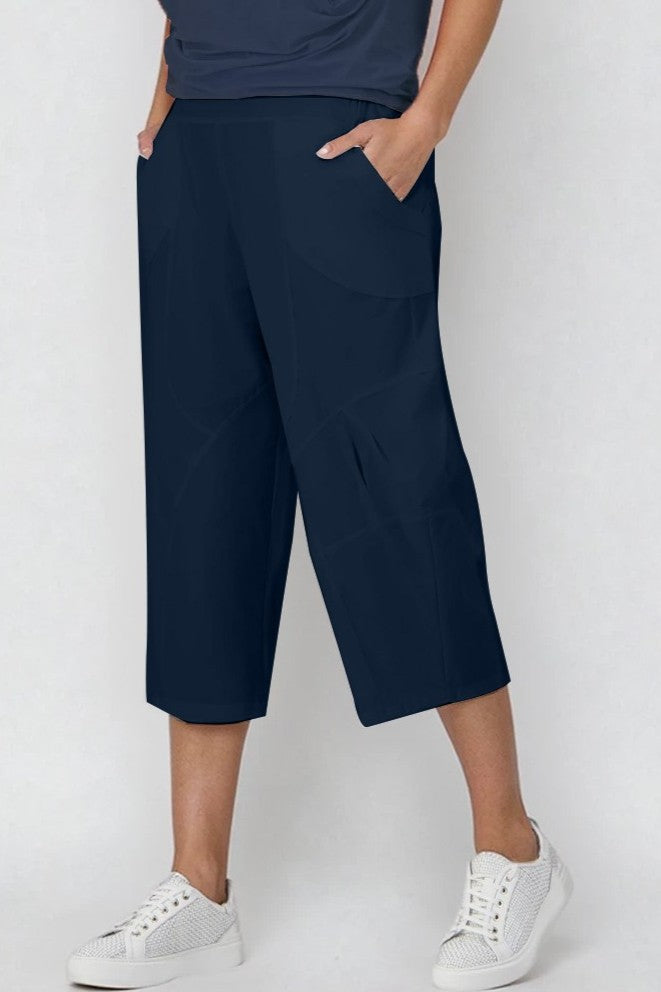 PAULA RYAN Osaka Pant - Microjersey Shadow Blue - Paula Ryan