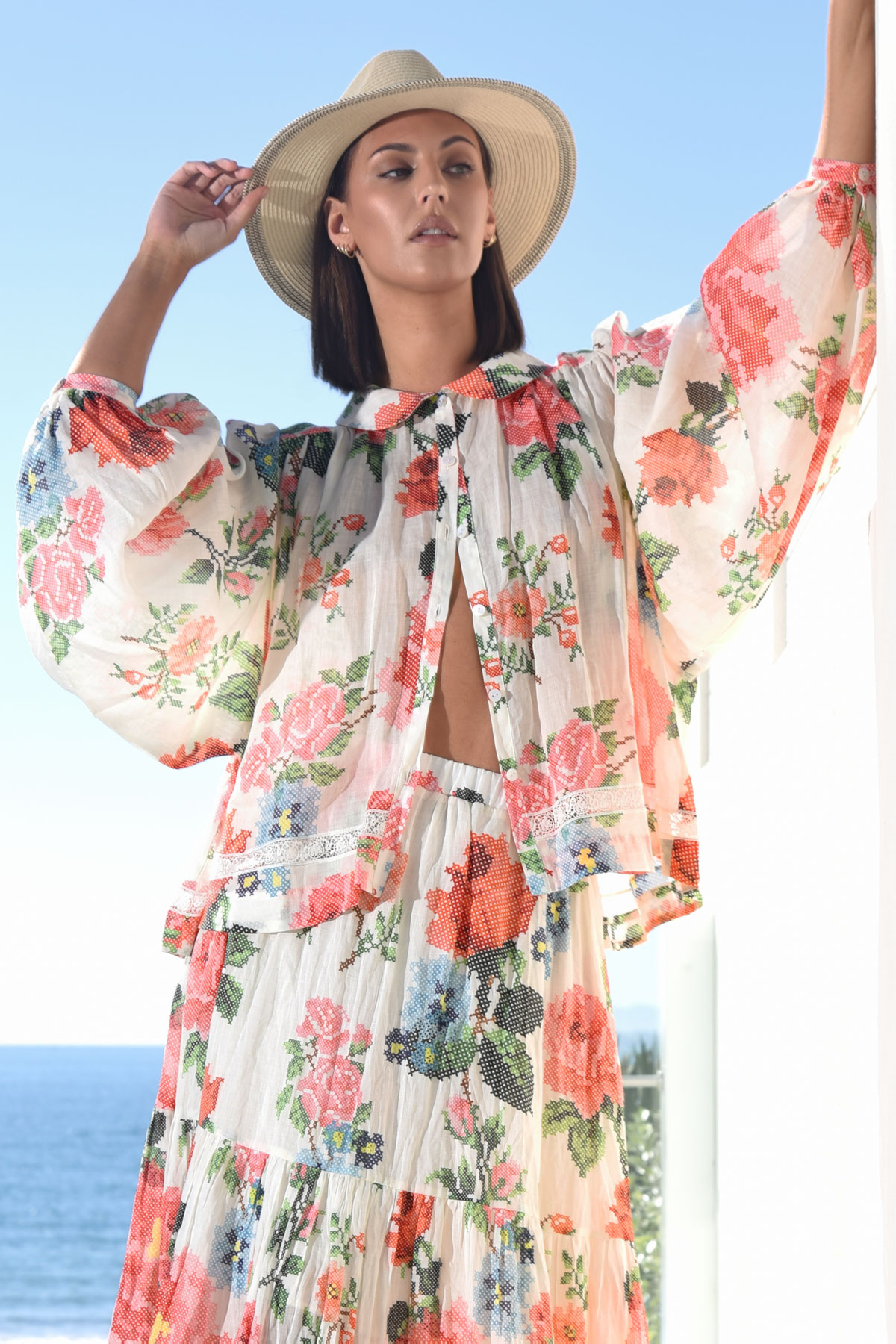 TRELISE COOPER Float Of Confidence Blouse - White Floral
