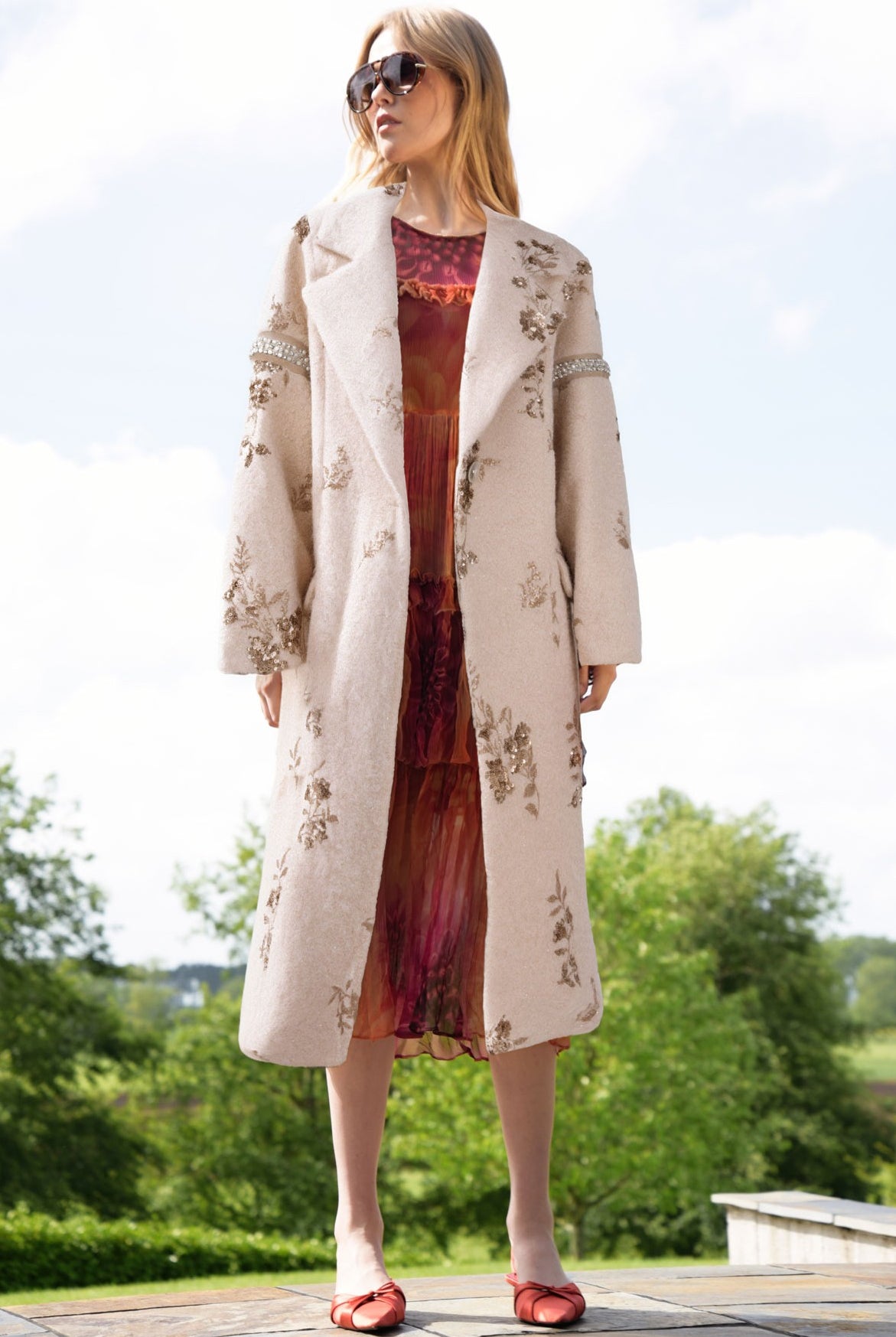 TRELISE COOPER Gossip Pearl Coat - Vintage - Magpie Style
