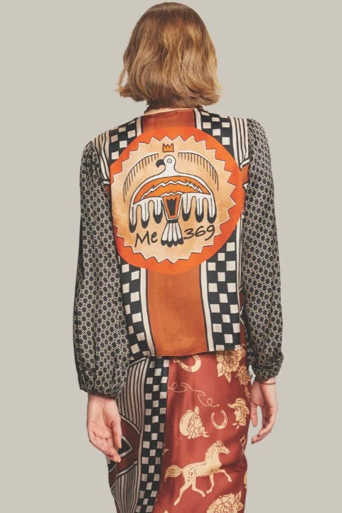 ME369 Avia Rodeo Round Neck Shirt - Magpie Style