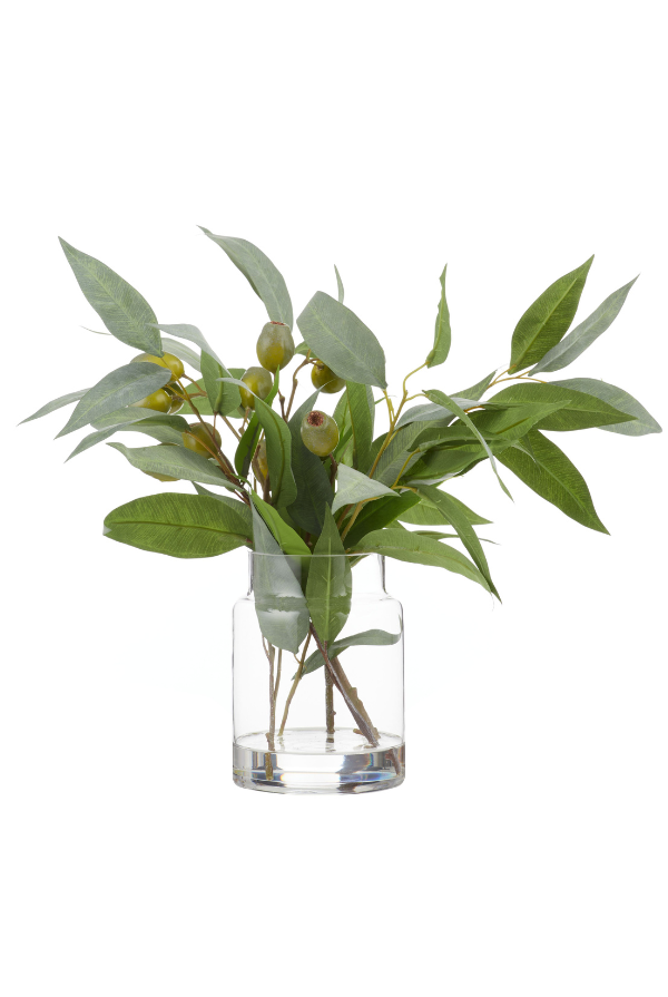 Gum Nut Eucalyptus - Mix Pail Vase - Magpie Style