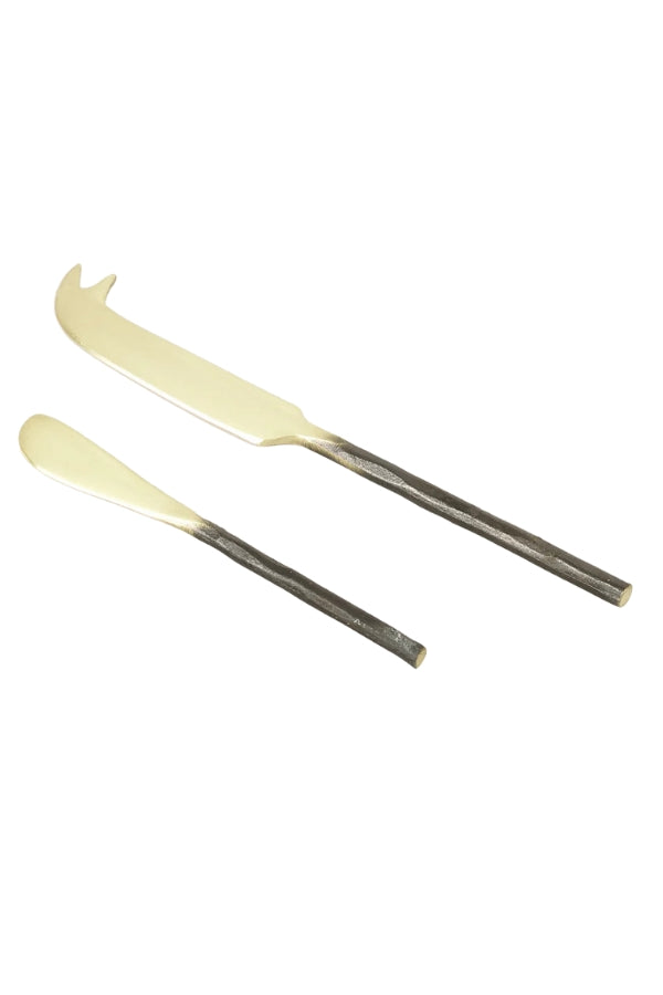 Brass Cheese Knife - Magpie Style