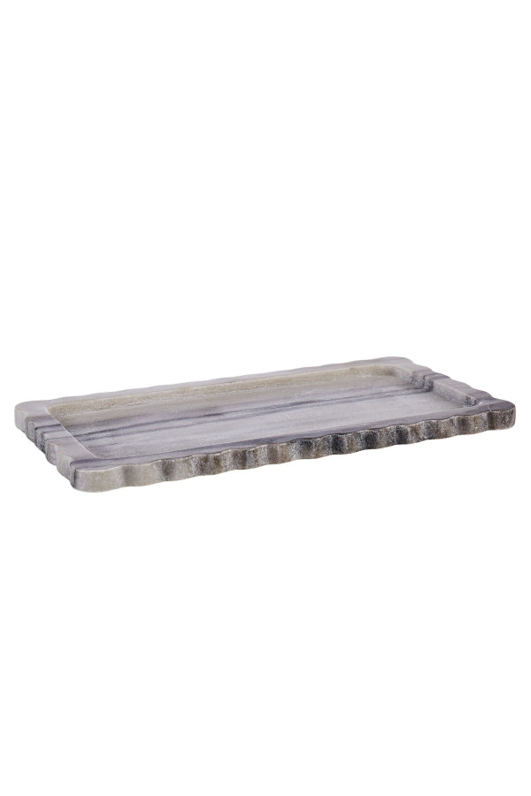 Arlet Marble Tank Tray - Smoky White - Magpie Style