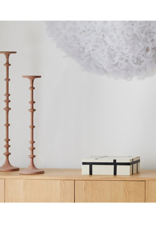 Pela Resin Box - Cream & Black - Paula Ryan