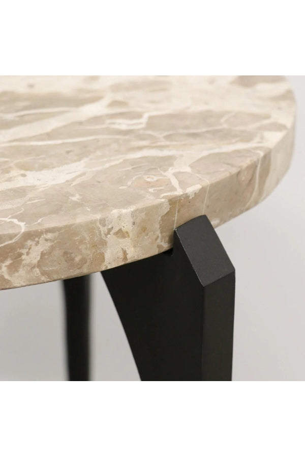 Ariana Side Table - Beige - Magpie Style
