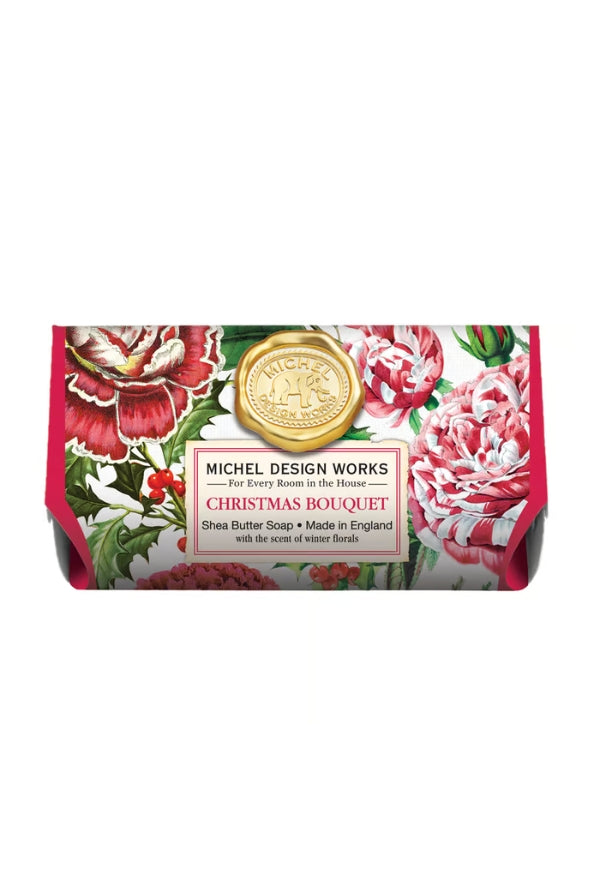 MICHEL DESIGN WORKS Large Soap Bar - Christmas Bouquet - Magpie Style