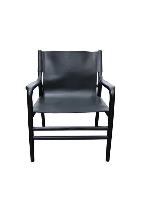 Harrison Club Chair - Black - Magpie Style
