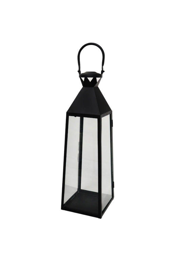 Tall Morrocan Lantern - Black - Magpie Style