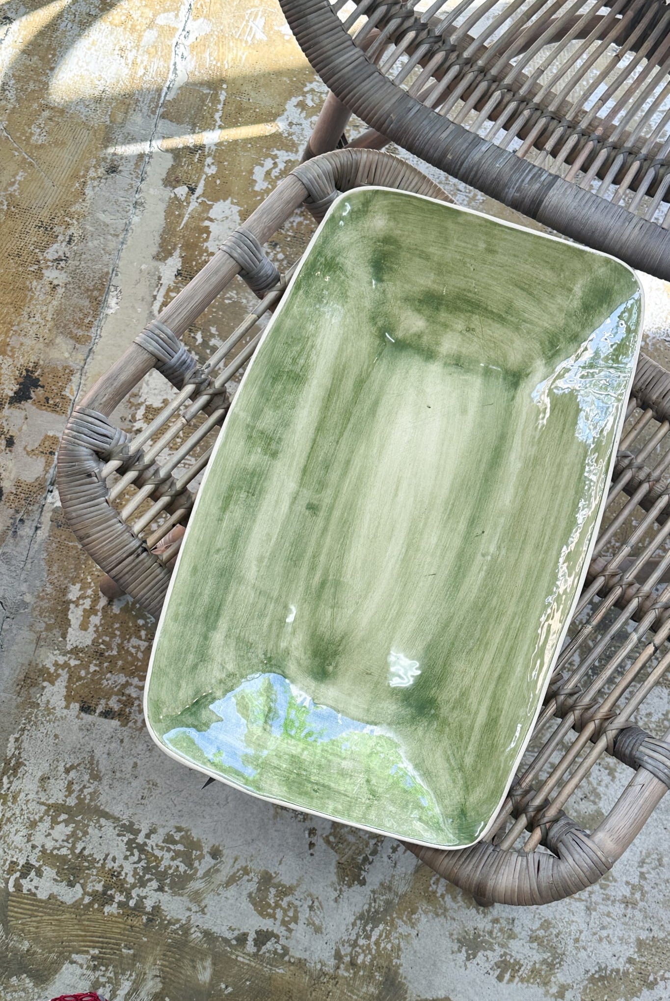 WONKI WARE Deep Trough Dish - Beach Sand - Magpie Style