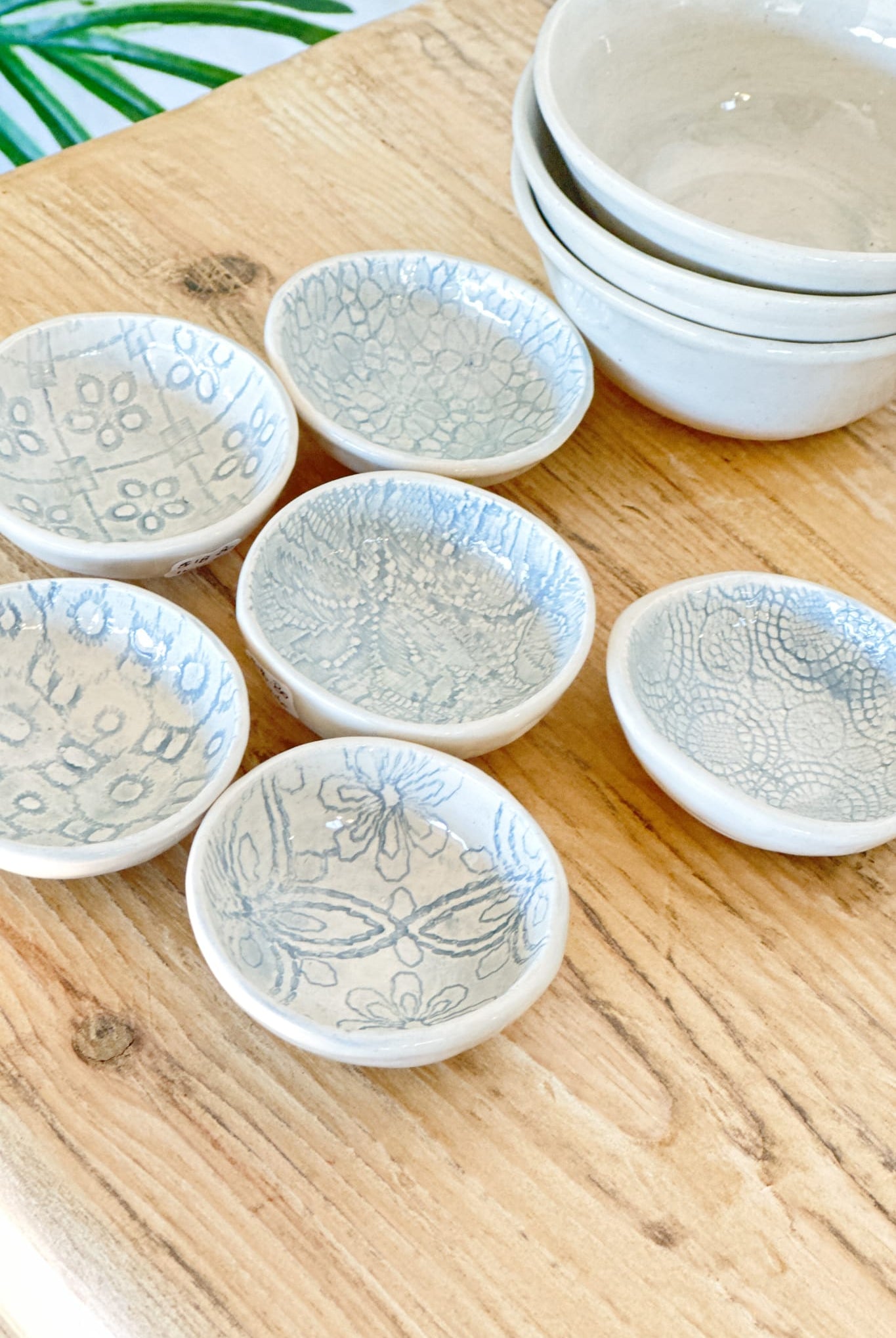 WONKI WARE Salt Dish - Lace - Magpie Style