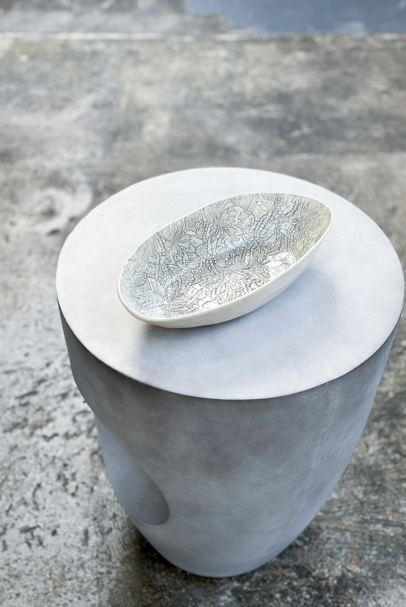 WONKI WARE Usoso Dish - Lace - Magpie Style