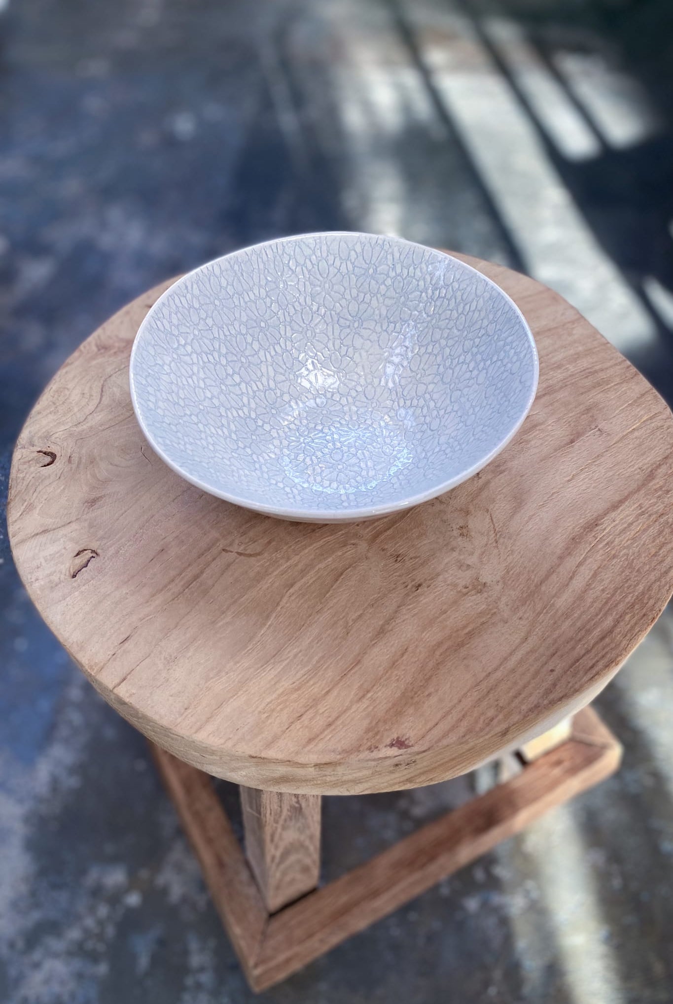 WONKI WARE Soup Bowl - Lace - Magpie Style