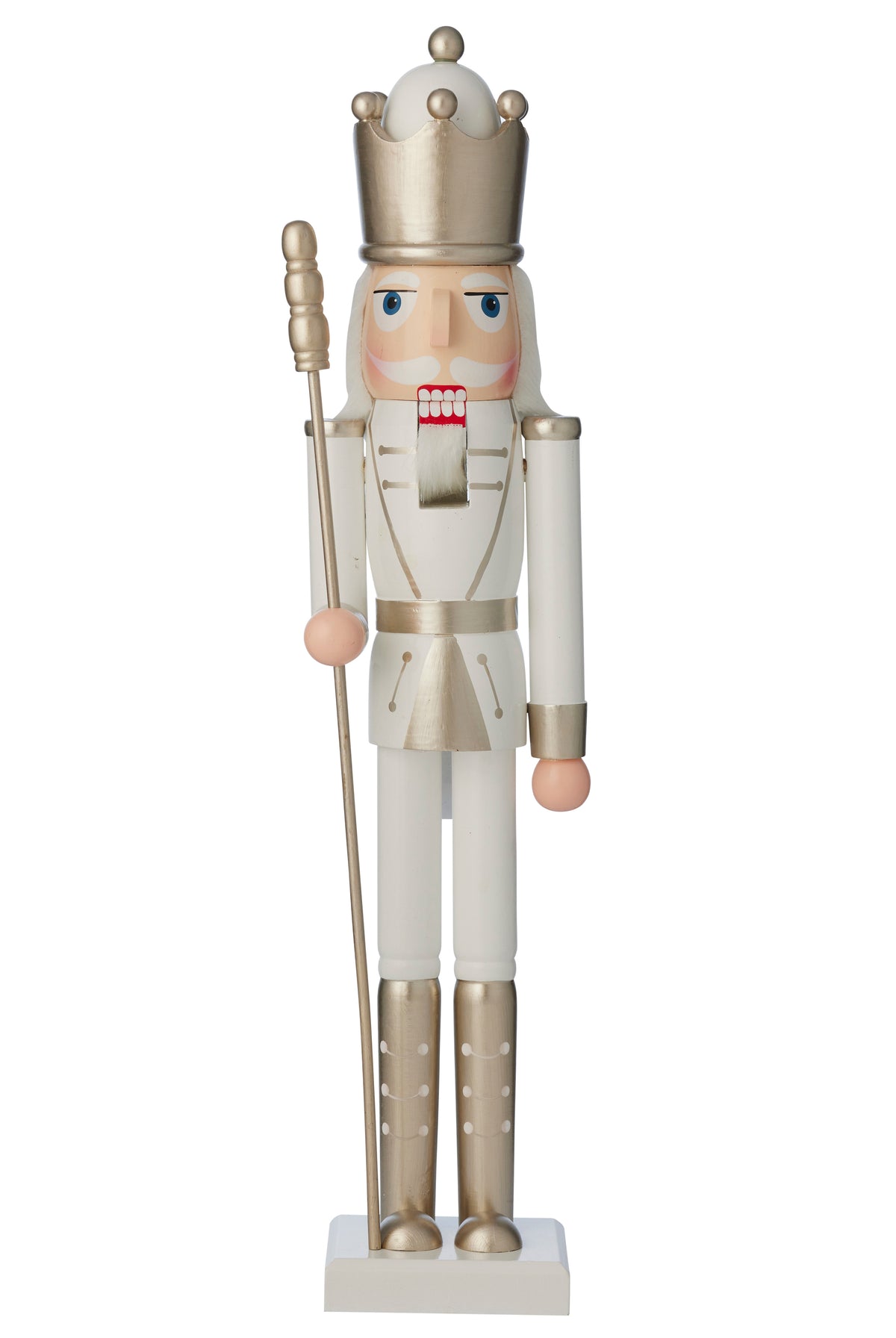 Nutcracker with Baton - Gold & Pink, 60cm