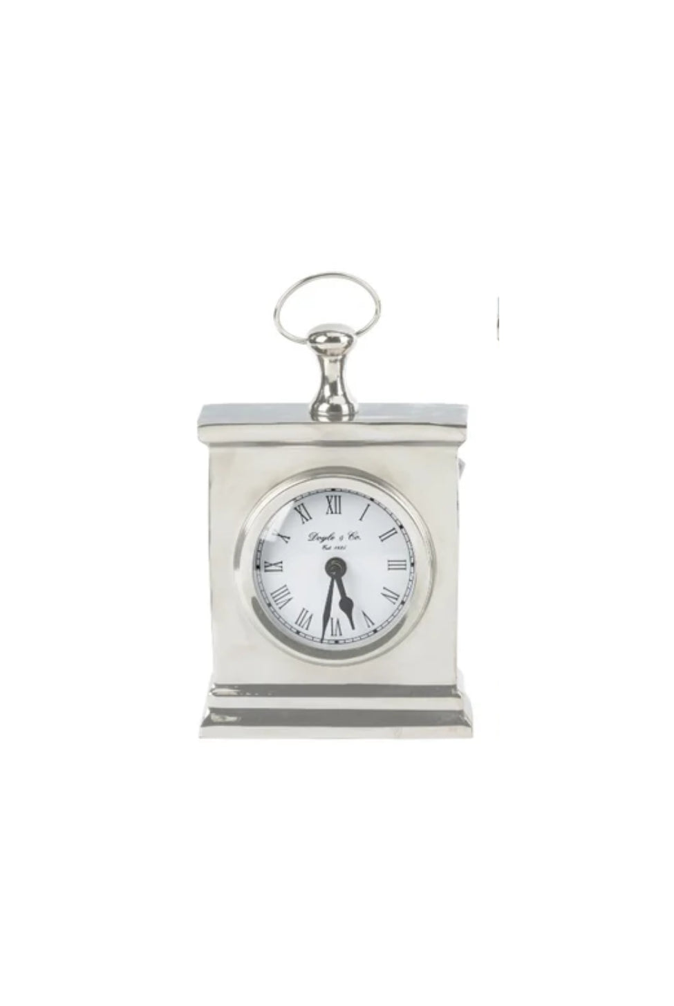 The Kensington Silver Clock - Magpie Style