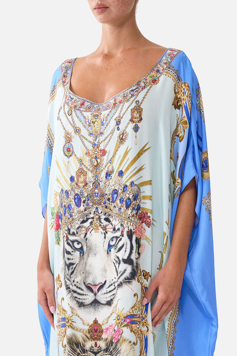 CAMILLA Round Neck Kaftan - Verses In Vintage - view 5