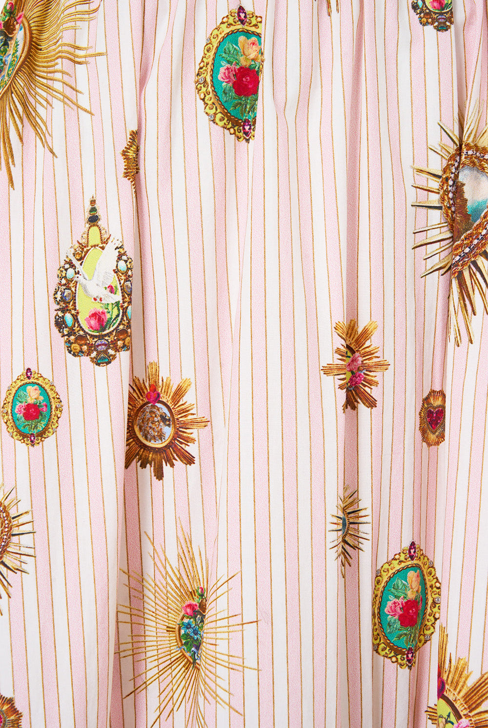 CAMILLA High Waisted Tiered Skirt - Painted Prayers - view 7