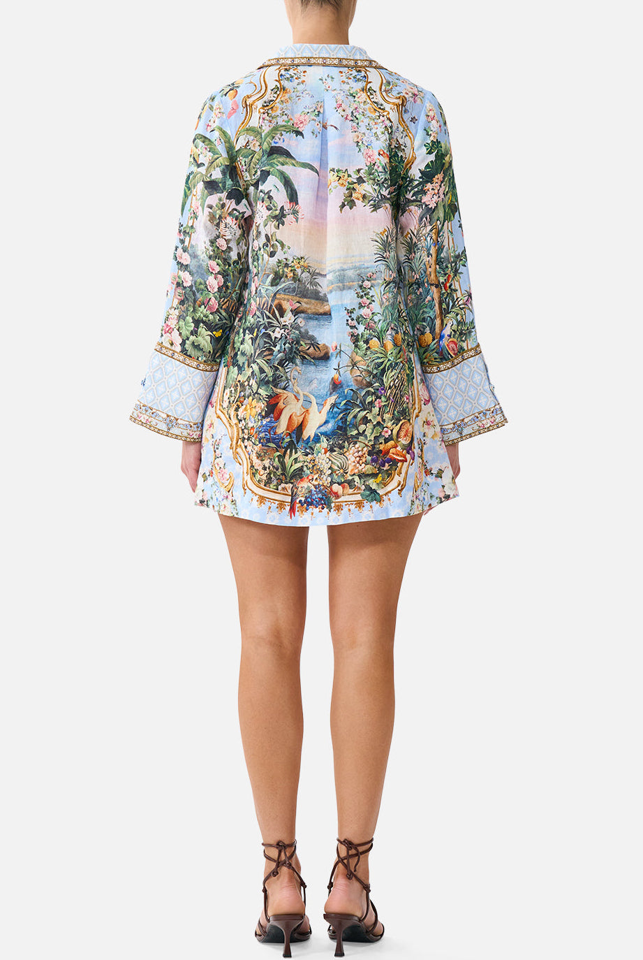 CAMILLA Long Sleeve Tunic Dress - Sisi Society - view 2