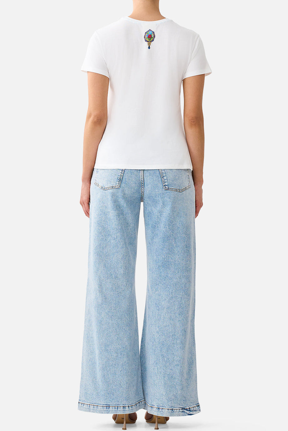 CAMILLA Short Sleeve Easy Tee - Verses In Vintage - view 2