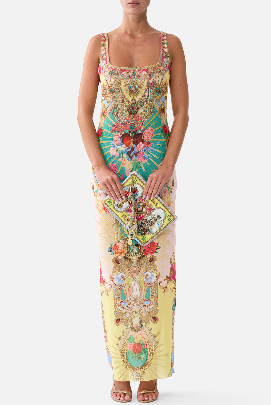 CAMILLA Scarf Clutch - Painted Prayers - view 4