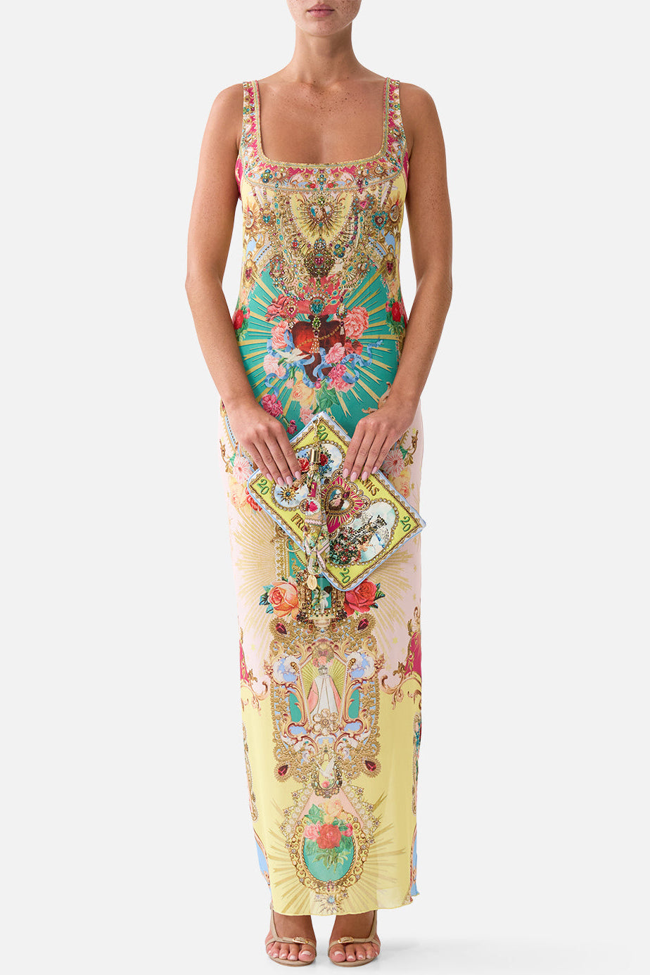 CAMILLA Scarf Clutch - Painted Prayers - view 4