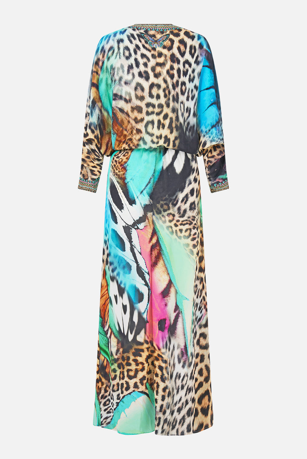 CAMILLA Twist Front Batwing Dress - Butterfly Bohemia - view 6