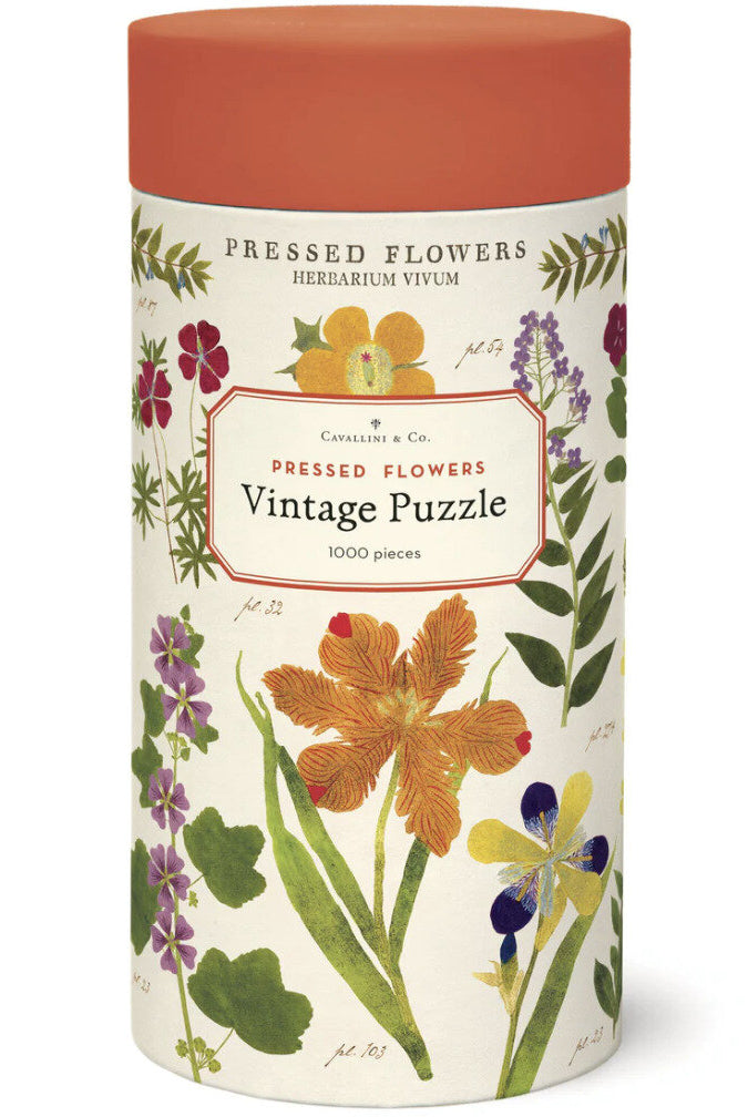 Cavallini & Co - Pressed Flower 1000 Piece Puzzle - Magpie Style