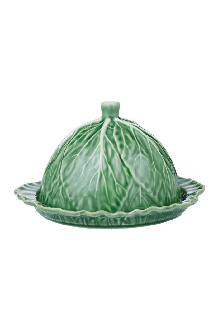 Cabbage Ceramic Cheese and Butter Dome