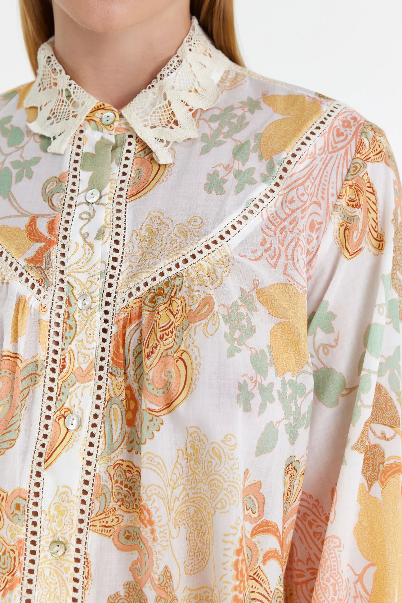 DEVOTION TWINS - Loylieta Shirt Melon - Magpie Style