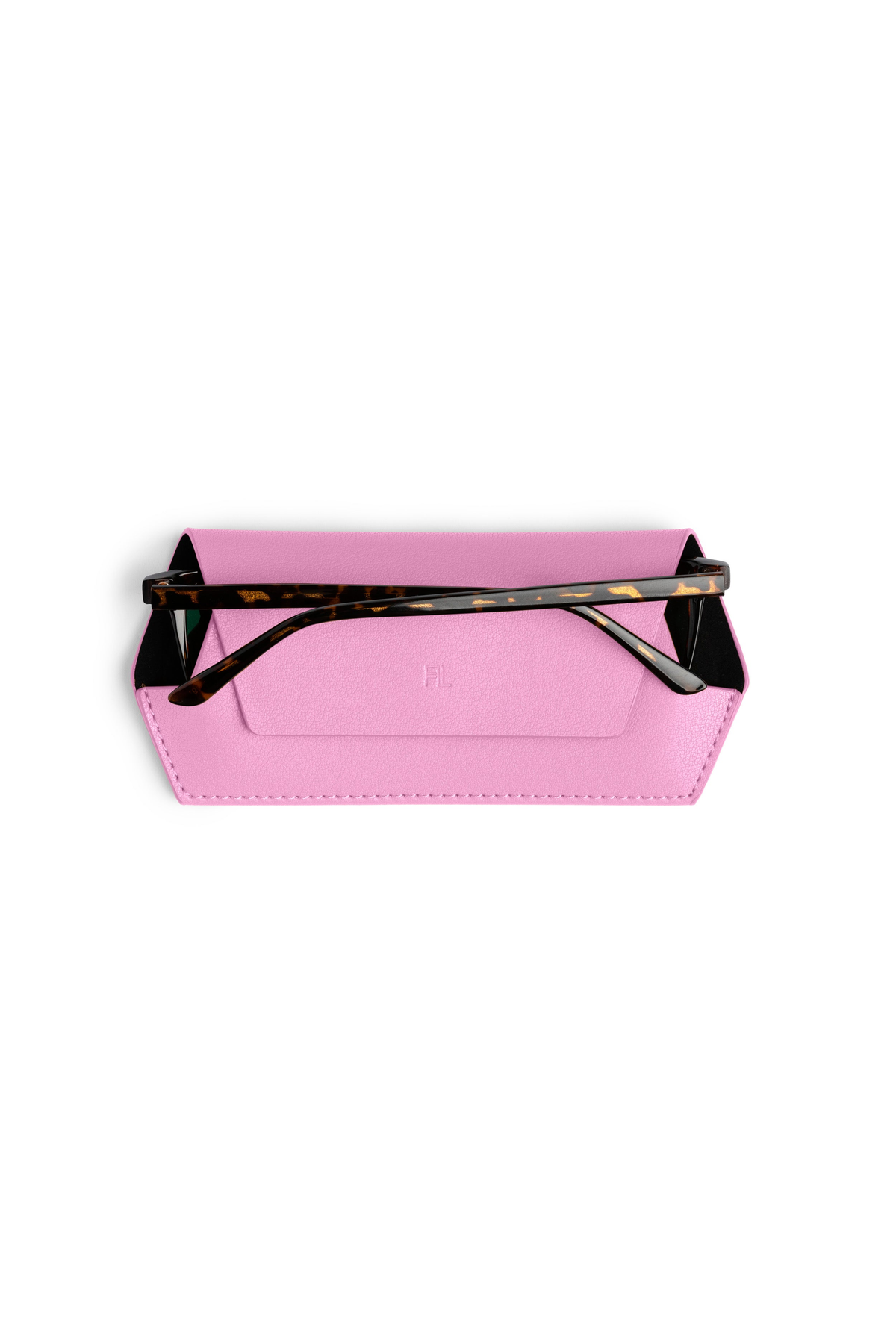 Fox & Leo slimline glasses case - Candy Pink