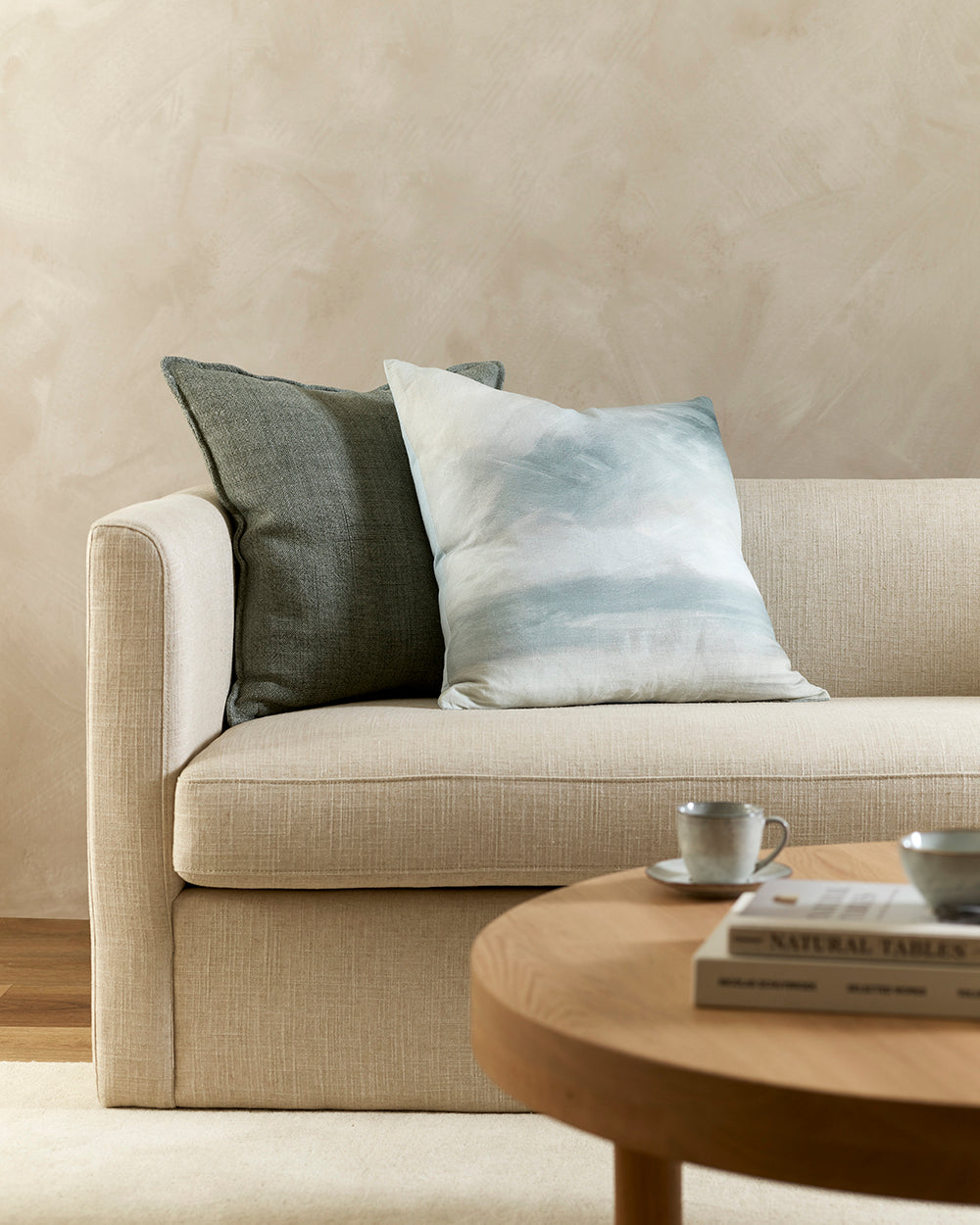 Flaxmill Cushion - Sage - view 2
