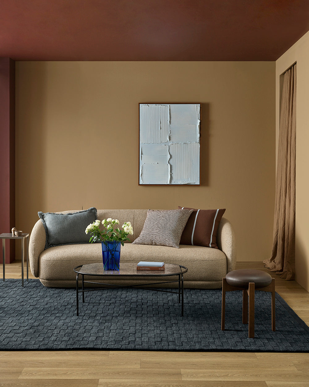 Dalton Cushion - Chocolate - view 3