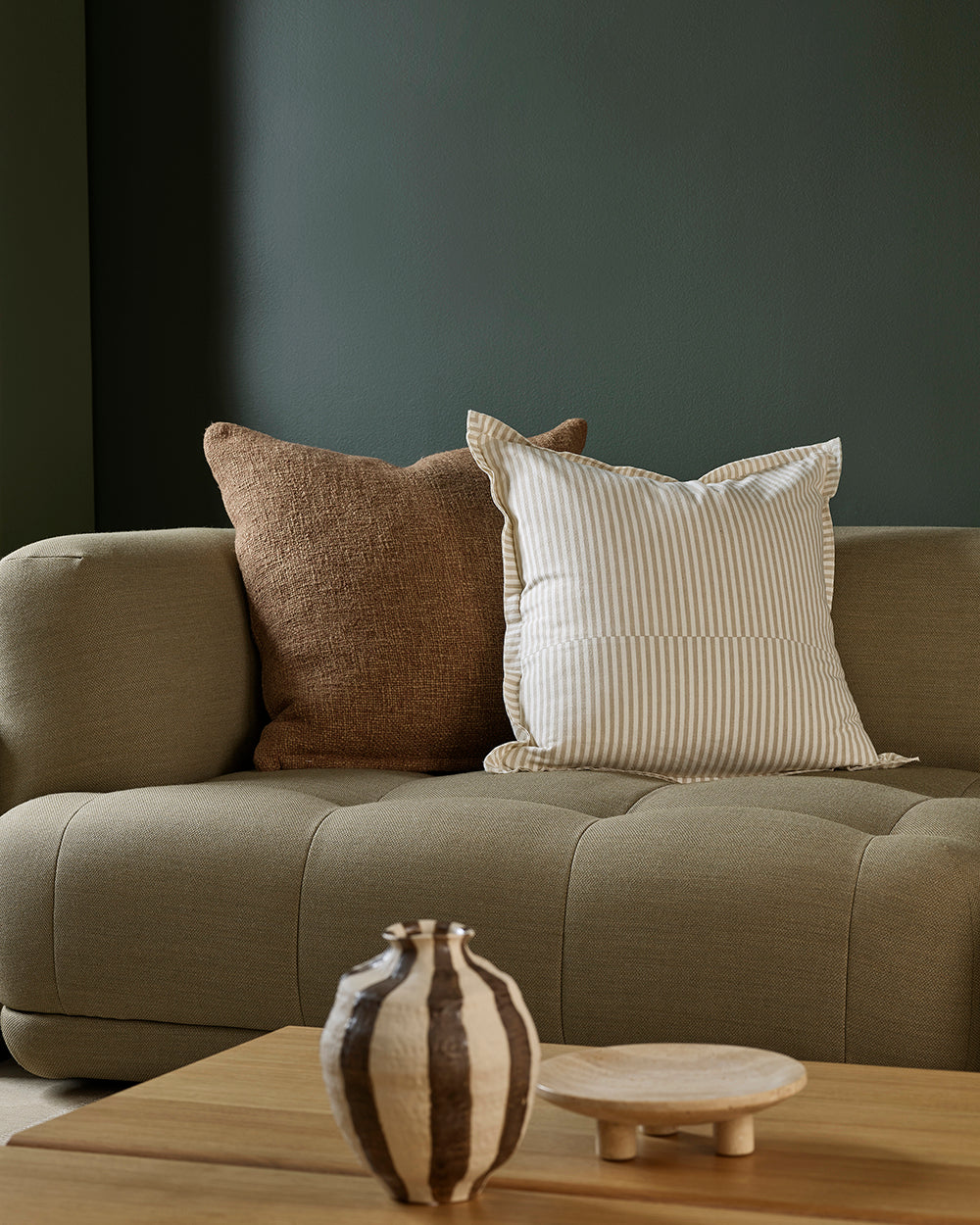 Rowan Cushion - Oat - view 2