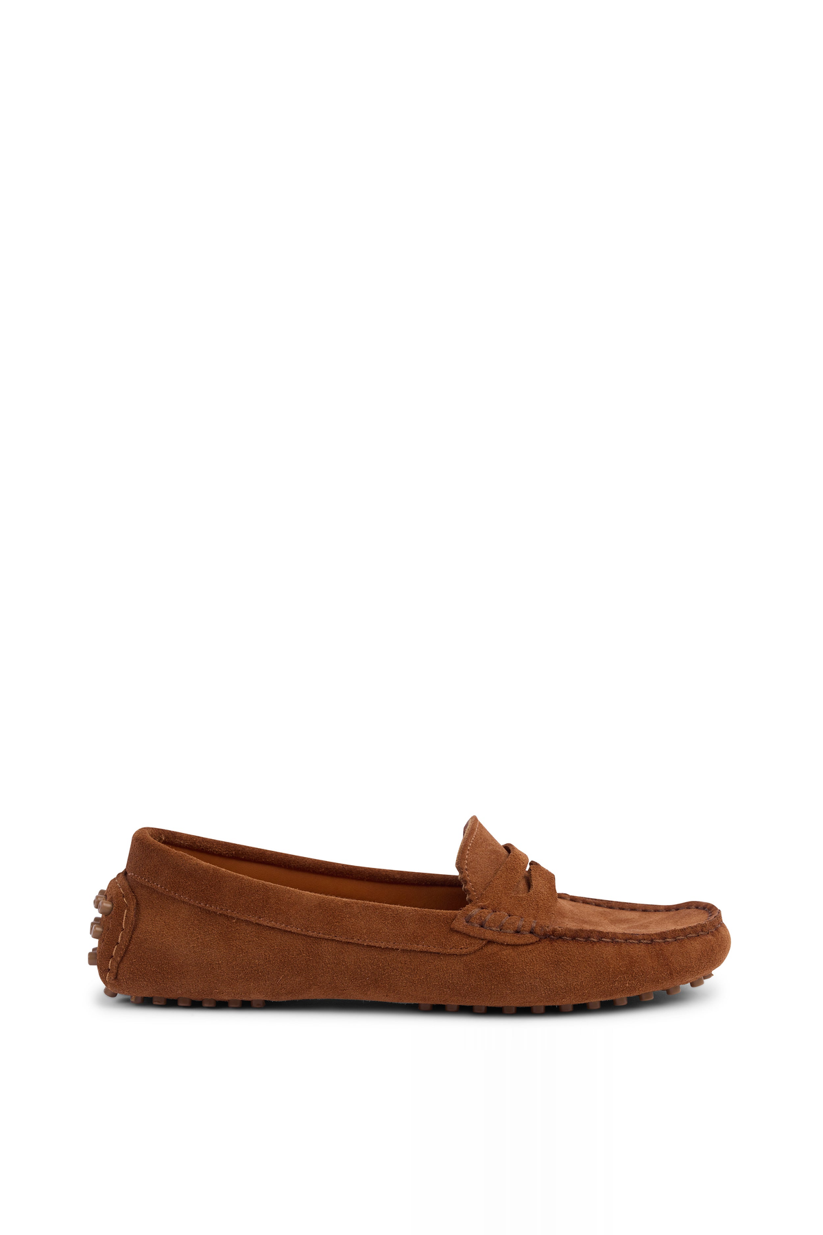 Kathryn Wilson Avery Loafer in Tan Suede