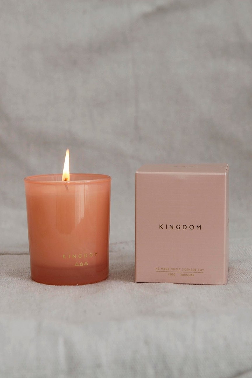 Kingdom Blackberry & Bay Mini Series Soy Candle 120g lifestyle image 2