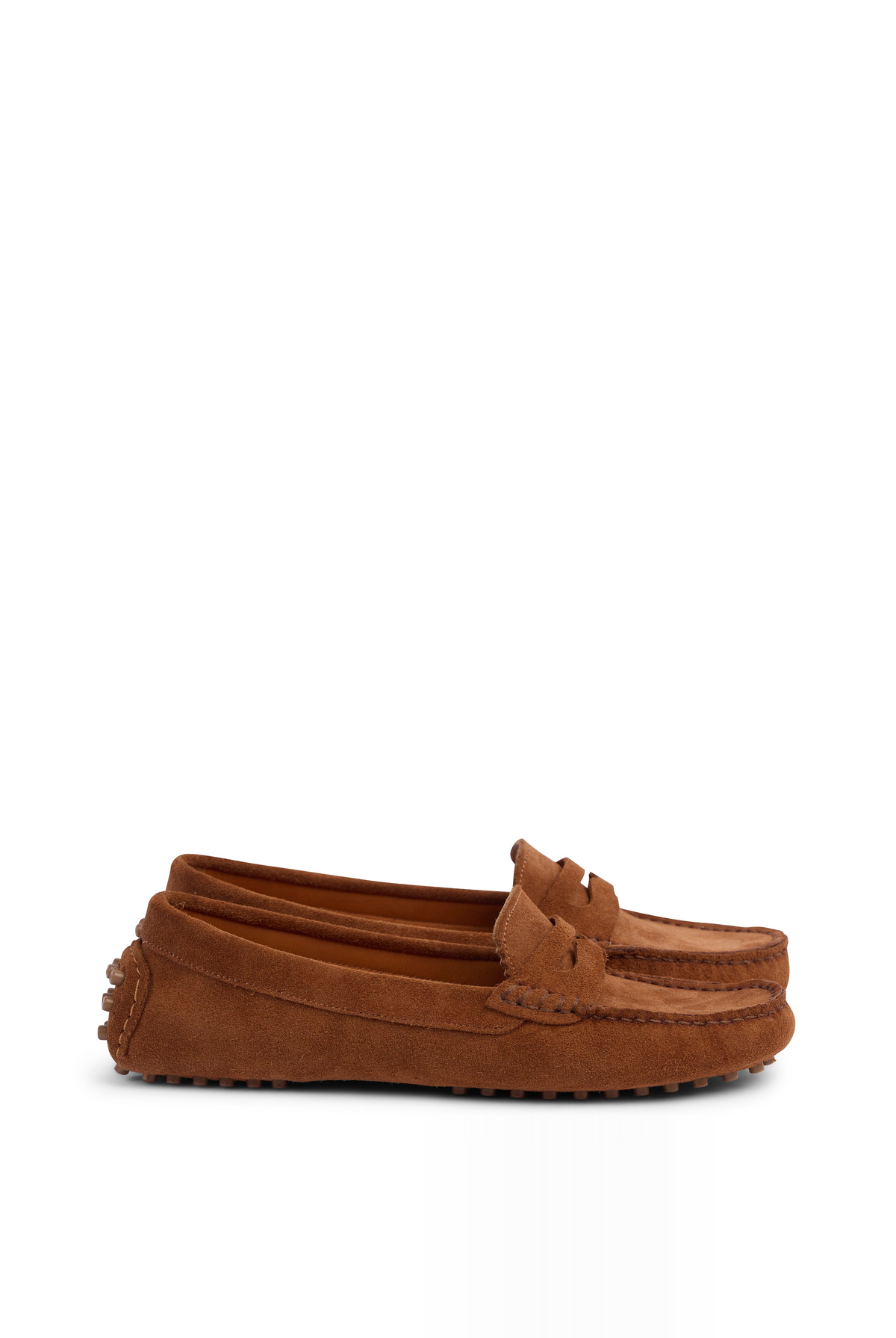 Kathryn Wilson Avery Loafer in Tan Suede, view 5