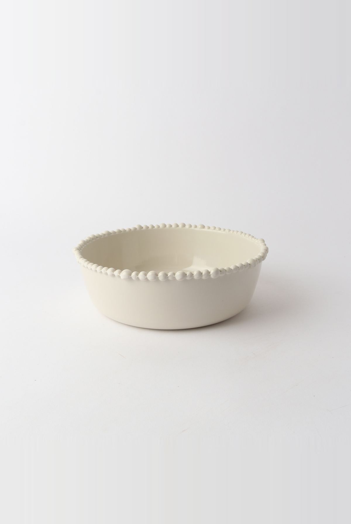 Le Forge melamine pearl upright bowl in Sand