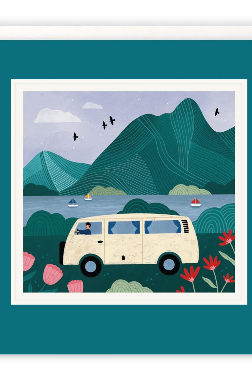 Combi Van Card by James Ellis