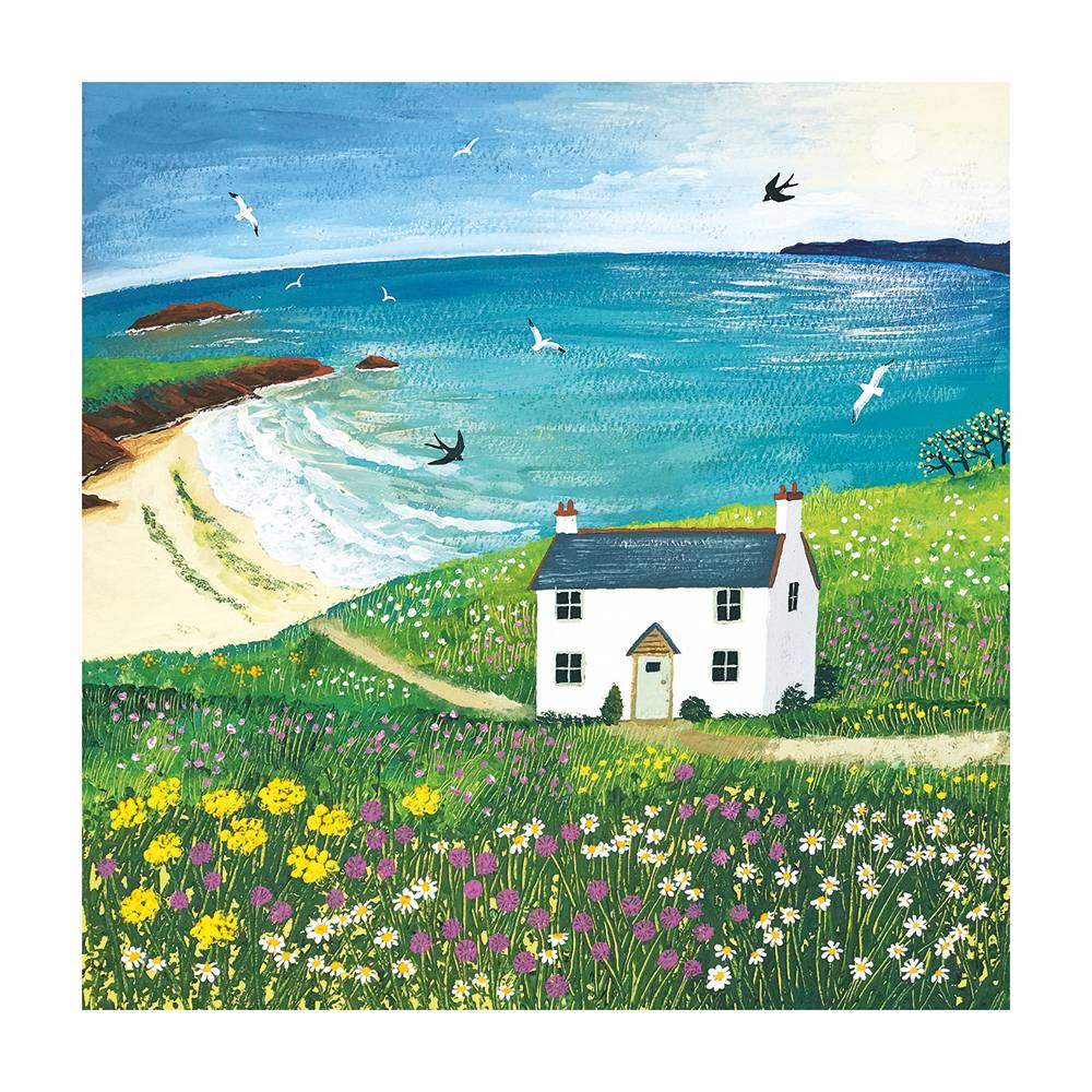 Seaside Cottage Card by Museums & Galleries