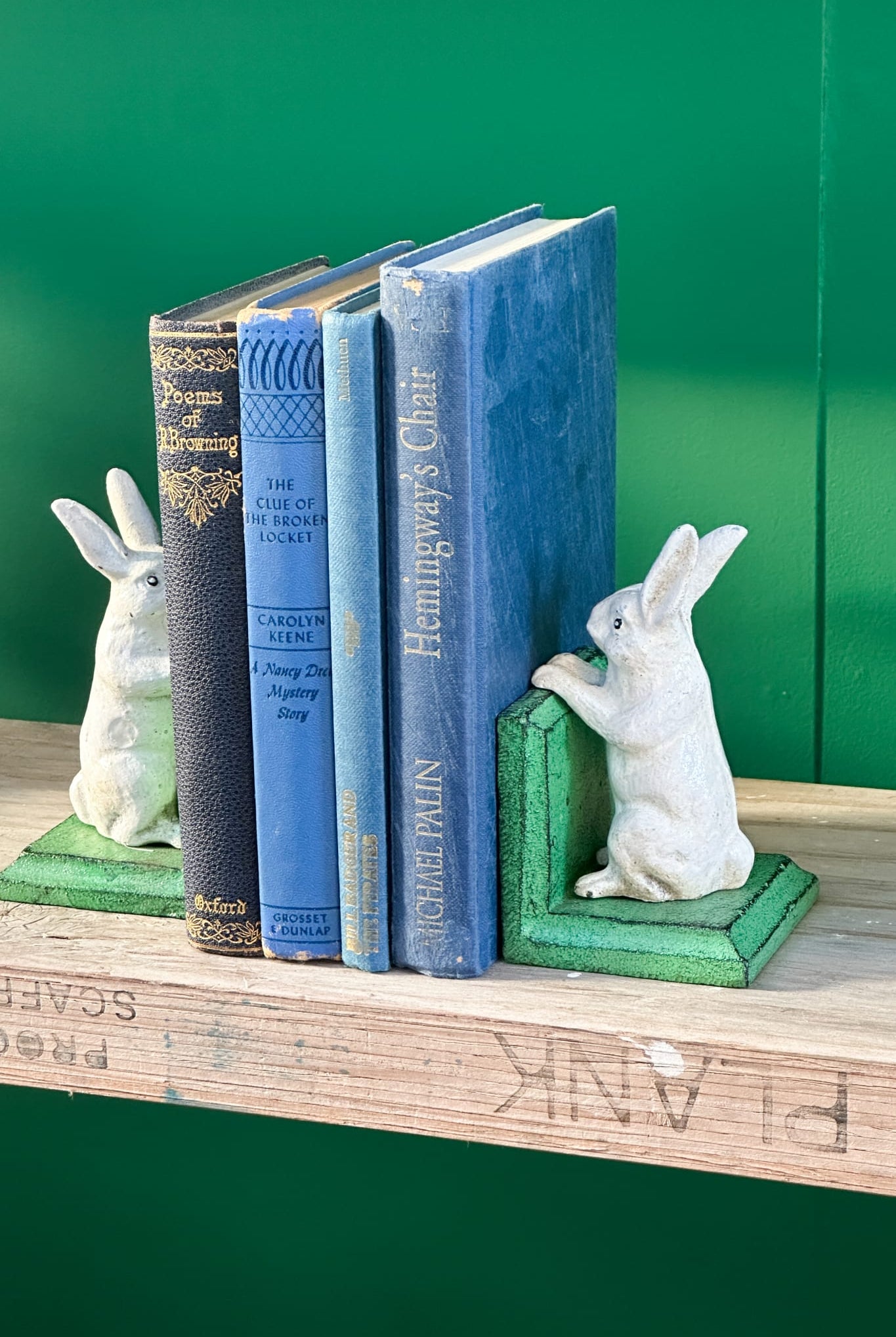 Bunny Bookends - Cast Iron - Magpie Style