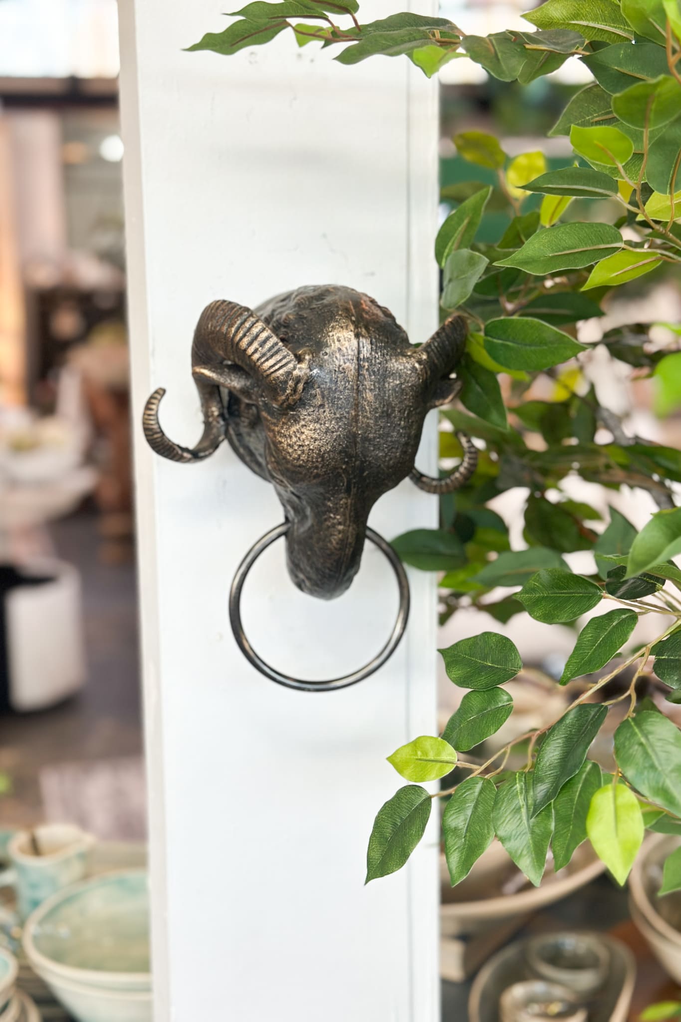 Ram Head with Ring - Magpie Style