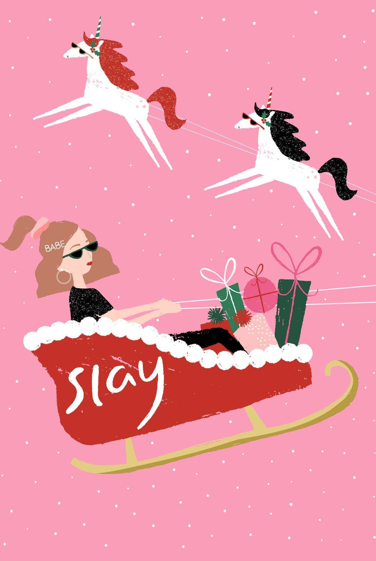 Card - Slaying Christmas - original view