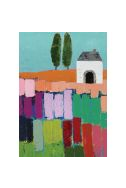 Card - Patchwork Cottage - complete artwork