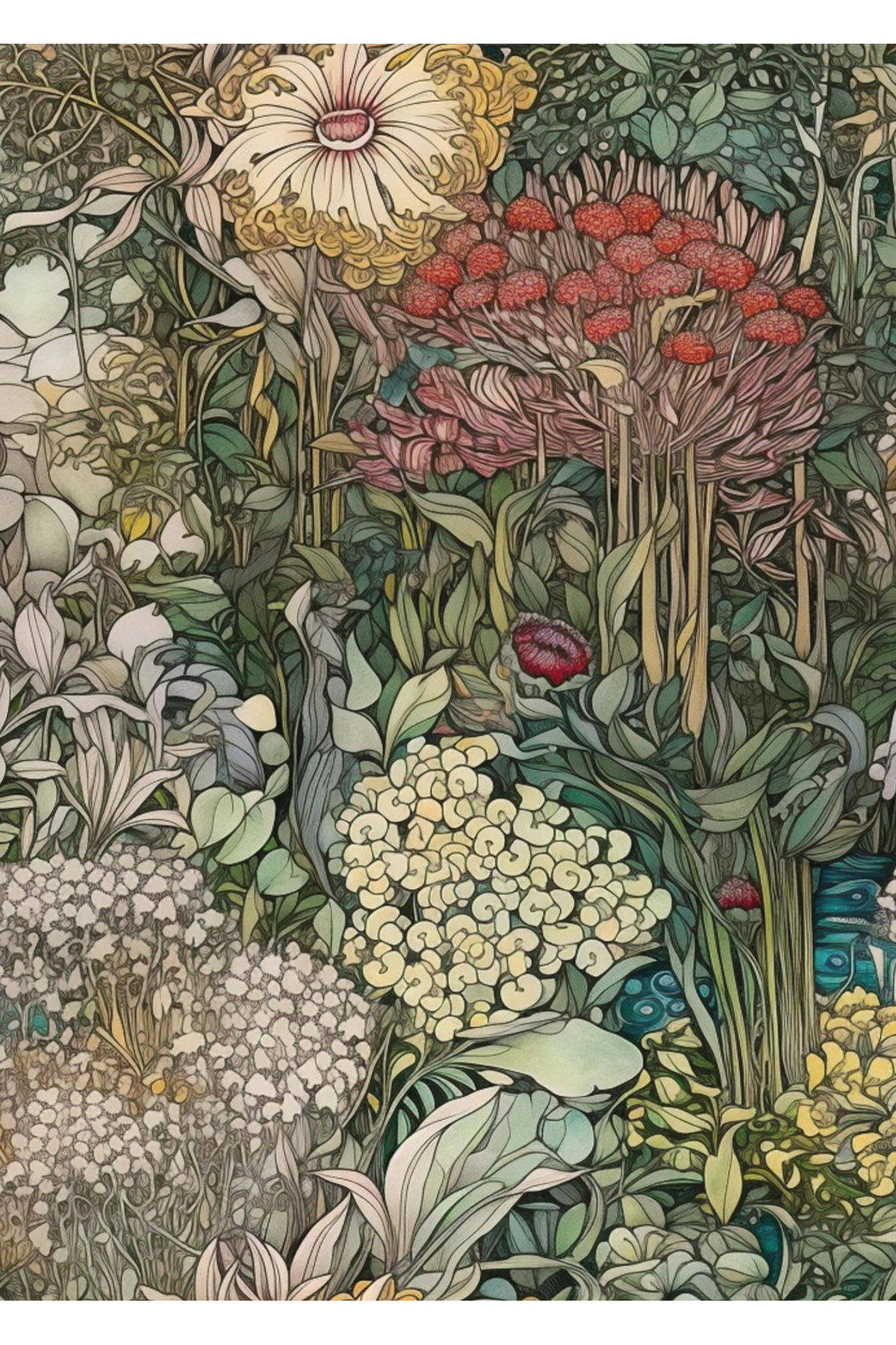 Card - Lush Garden - complete artwork