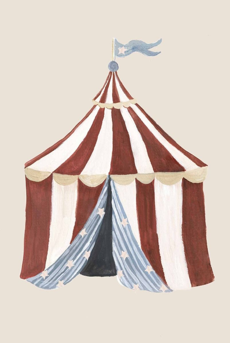Card - Magicians Tent - original artwork