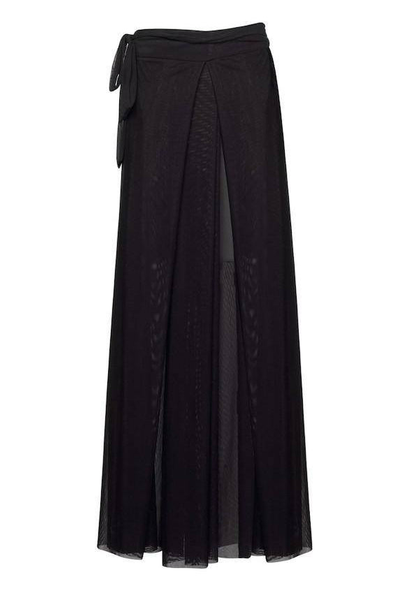 PAULA RYAN Fine Mesh Wrap Palazzo Pants - Paula Ryan