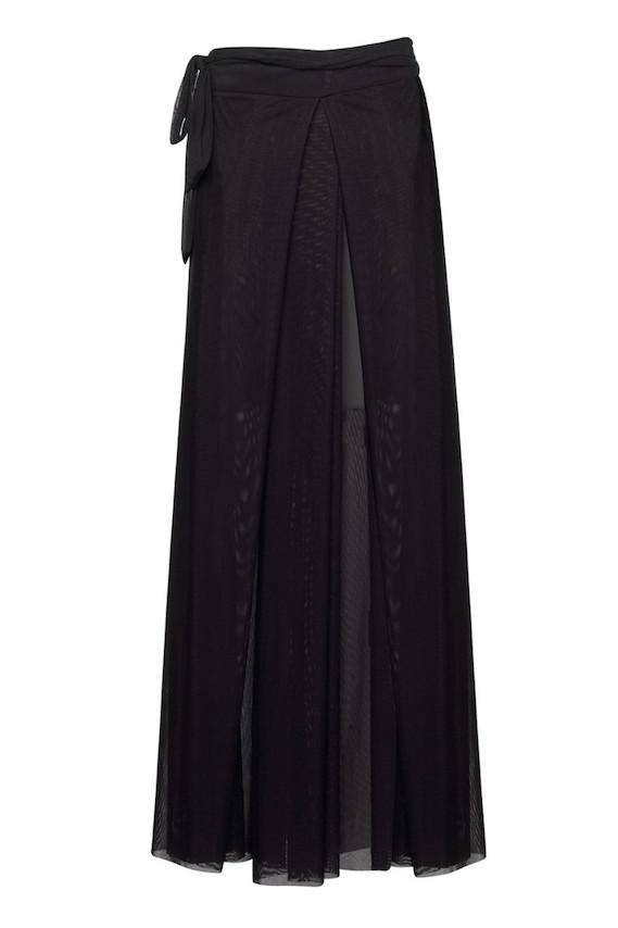 PAULA RYAN Fine Mesh Wrap Palazzo Pants - Paula Ryan