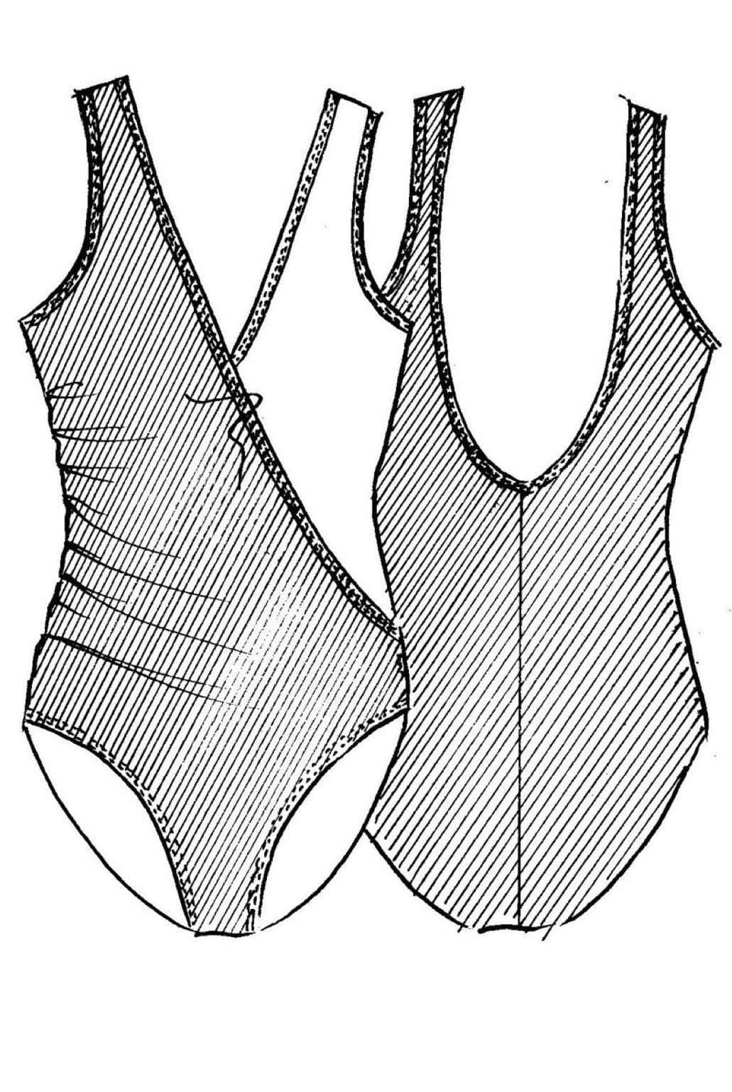 PAULA RYAN Crossover Swimsuit - Paula Ryan