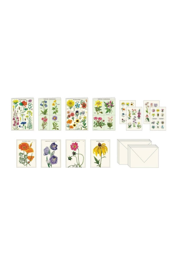 Cavallini & Co - Wildflowers - Stationery Set - Magpie Style
