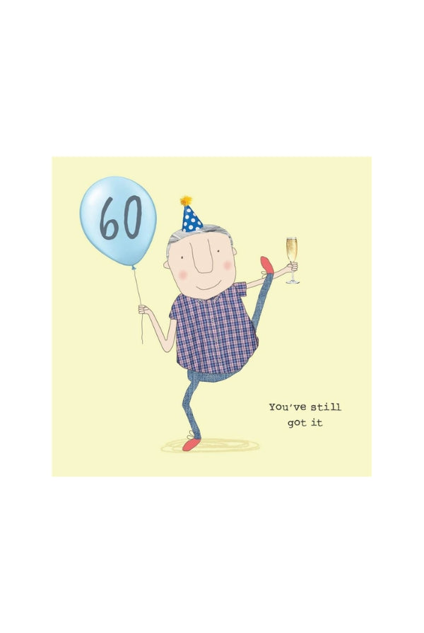 Boy 60 Still Got it CARD - Magpie Style